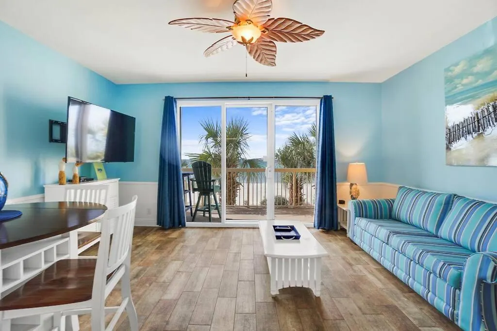 Apartment Calypso 203 1 Bedroom Gulf Front Panama City Beach